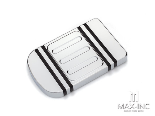 Brake Pedal Pad Cover CNC Large Foot Pegs Pads For Harley Touring Road King Electra Street Glide Softail Fat Boy Dyna FLD Trike