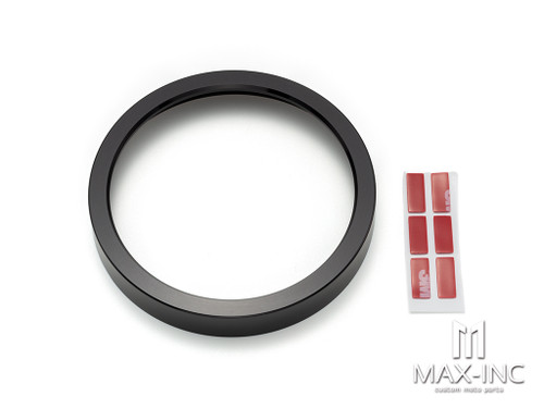 Black Motorcycle Accessories Billet Speedometer Trim Bezel Cover For Harley Dyna Street Bob Low Rider Sportster XL 883 1200