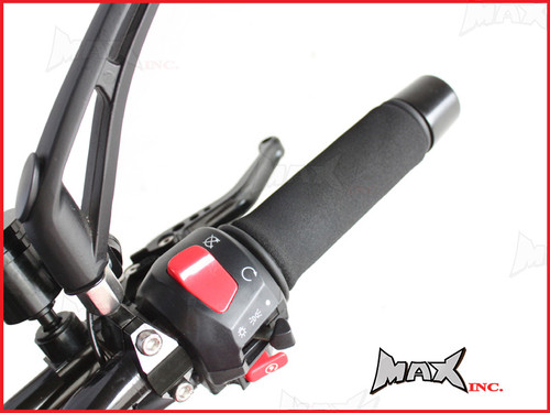 Slip-on Foam Comfort Grip Covers - Fits ALL Motorcycles & Scooters