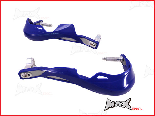 High Quality Blue Plastic / Aluminium Hand Guards - Fits 7/8 Bars