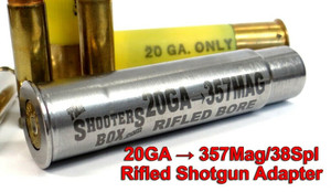 20GA to 357 Magnum & 38SPL RIFLED Shotgun Adapter