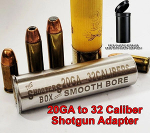 20GA to 32 Calibers Shotgun Adapter - Chamber Reducer - Stainless Steel