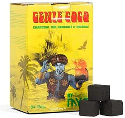 Genie coco coconut charcoals Shishadepot.ca