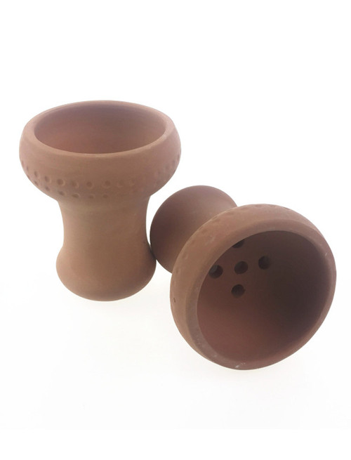 Zanobia clay bowl shallow - Shisha Depot