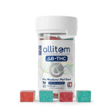  allitom Delta-8 THC Vegan Gummies (50mg each, 1000mg Total) 