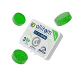  allitom Delta-8 THC Vegan Gummy 3 Pack Green Apple Tin (100mg each, 300mg Total) 
