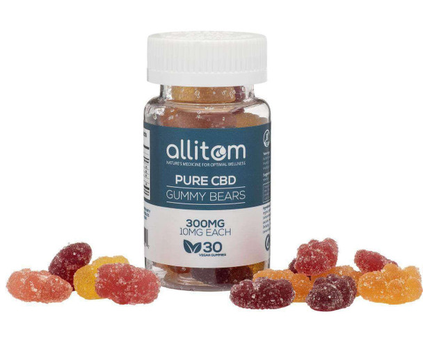  allitom Pure CBD Vegan Gummy Bears | 300mg 