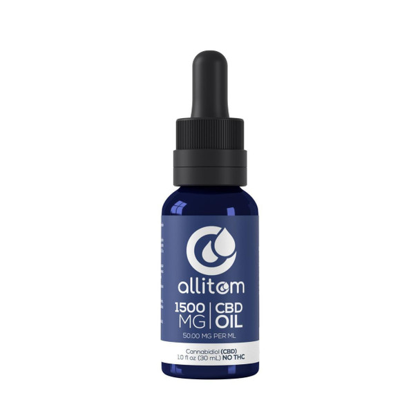 allitom Pure CBD Oil (THC-Free) - 30mL | 1500mg CBD Oil For Sale