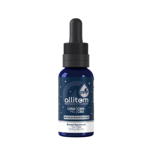 allitom CBN Tincture (450mg CBN, 600mg CBD + Valerian Root