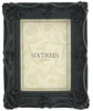 Sixtrees Chelsea 5-253-57 Shabby Chic Ornate Swept Black 7x5 inch  Photoframe