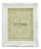 Sixtrees 5-254-80 Shabby Chic Style Very Ornate White Photo Frame for a 10x8 inch Picture