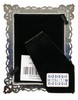 Sixtrees Adelaide Antique Shabby Chic beaded silver metal 3.5x2.5inch photo frame.