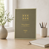 Sixtrees Hartford 1-400-A4 Brass Plated Photo Frame for an A4 picture