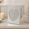 Sixtrees Romeo Heart Silver Plated 4 x 6 inch photo frame (4)