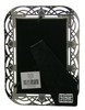 Sixtrees Alice Antique Vintage and Shabby Chic Style silver metal photo frame with beads and crystals effect for a 6" x 4"  picture.