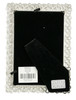 Sixtrees Diana Antique Vintage and Shabby Chic Style silver metal 4 x 6 inch photo frame with beads and crystals.