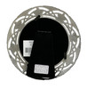 Sixtrees Helena Antique Vintage and Shabby Chic Style silver metal 4 inch round photo frame with beads and crystals. Circular