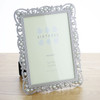 Sixtrees Louisa Antique Vintage Shabby Chic Style metal 7x5 inch photo frame with pearls.