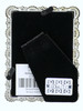Sixtrees Maria Antique Vintage and Shabby Chic Style silver metal 2.5 x 3.5 inch photo frame with beads and crystals.