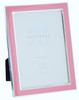 Sixtrees Kew 2-692-57 7x5 inch Silver Plated and Bright Pink Enamel Photoframe.