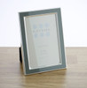 Sixtrees Kew 2-696-46 Silver Plated and Grey Enamel 6x4 inch Photoframe