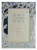 Polished silver plated Sixtrees photo frame with flowing rose stems, leaves and floral border