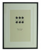 Sixtrees 2-853-46 Park Lane 6 x 4 inch Black Photo Frame with soft white double mount.