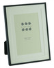 Sixtrees 2-853-46 Park Lane 6 x 4 inch Black Photo Frame with soft white double mount.