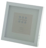 Sixtrees 6-331-44 Glover Silver Plated 4x4 inch Shallow Box Photo Frame