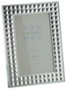 Sixtrees 6-349-46 Pulman Silver Plated 6 x 4 inch Embossed Art Deco Photo Frame.