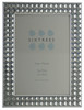 Sixtrees 6-349-57 Pulman Silver Plated 7 x 5 inch Embossed Art Deco Photo Frame. 