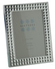 Sixtrees 6-349-57 Pulman Silver Plated 7 x 5 inch Embossed Art Deco Photo Frame. 