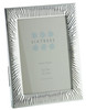 Sixtrees 6-343-57 Davis Silver Plated 7 x 5 inch Embossed Art Deco Photo Frame.