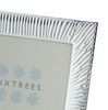 Sixtrees 6-343-80 Davis Silver Plated 10x8 inch Embossed Art Deco Photo Frame.