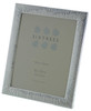 Sixtrees 6-343-80 Davis Silver Plated 10x8 inch Embossed Art Deco Photo Frame.