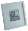 Sixtrees WD964-44 Hanover Wide Profile 4x4 inch White Wooden Photo Frame with white mount.