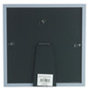 Sixtrees WD967-44 Hanover Wide Profile 4 x 4 inch Grey Wooden Photo Frame with white mount.