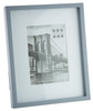 Sixtrees WD967-57 Hanover Wide Profile Grey Wooden 7 x 5 inch Photo Frame with white mount.