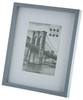 Sixtrees WD967-57 Hanover Wide Profile Grey Wooden 7 x 5 inch Photo Frame with white mount.