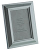 Zambezi Hand made Silver Zebra Stripe photo frames in 5 sizes from 6x4 inch - A4 pictures.