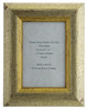 Avignon Gold Handmade 6 x 4 inch Photo Frame Distressed Crackle effect with gold highlights.