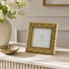 Giselle Hand Made Shabby Chic Vintage Ornate Gold photo frames 4 x 4inch