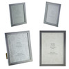 Durham Silver and Black Stripe hand made photo frames 6x4 inch - A4