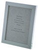 Durham Silver and White Stripe hand made photo frames 6x4 inch - A4 