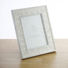 Charlotte White Marble Handmade Ornate Distressed Floral Shabby Chic 6 x 4 inch to  12 x 10 inch Photo Frame.