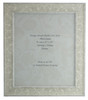 Charlotte White Marble Handmade Ornate Distressed Floral Shabby Chic 6 x 4 inch to  12 x 10 inch Photo Frame.