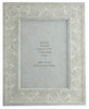 Charlotte White Marble Handmade Ornate Distressed Floral Shabby Chic 6 x 4 inch to  12 x 10 inch Photo Frame.