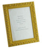 Giselle Hand Made Shabby Chic Vintage Ornate Mustard Yellow photo frames in eight sizes.