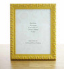 Mustard yellow shabby chic photo frame front view