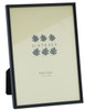 Sixtrees Cambourne 3-400-57 Satin Black Metal 7x5 inch Photo Frame.